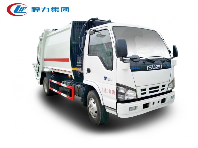 五十鈴4-6方壓縮垃圾車(chē)