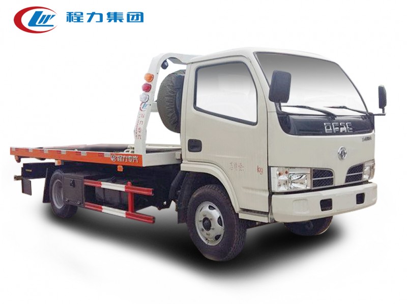 東風(fēng)多利卡藍牌一拖二清障車