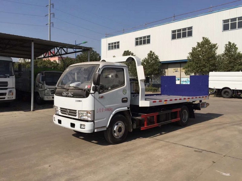 東風(fēng)多利卡藍牌一拖二清障車