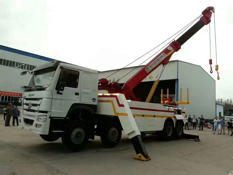 重汽豪沃前四后八一托一清障車