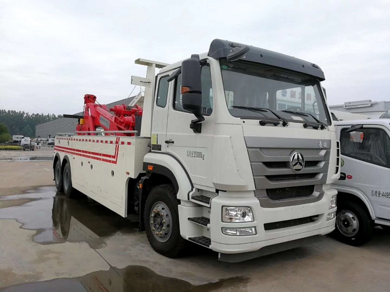 豪沃后八輪清障車(chē)拖吊聯(lián)體(一拖一)清障車(chē)